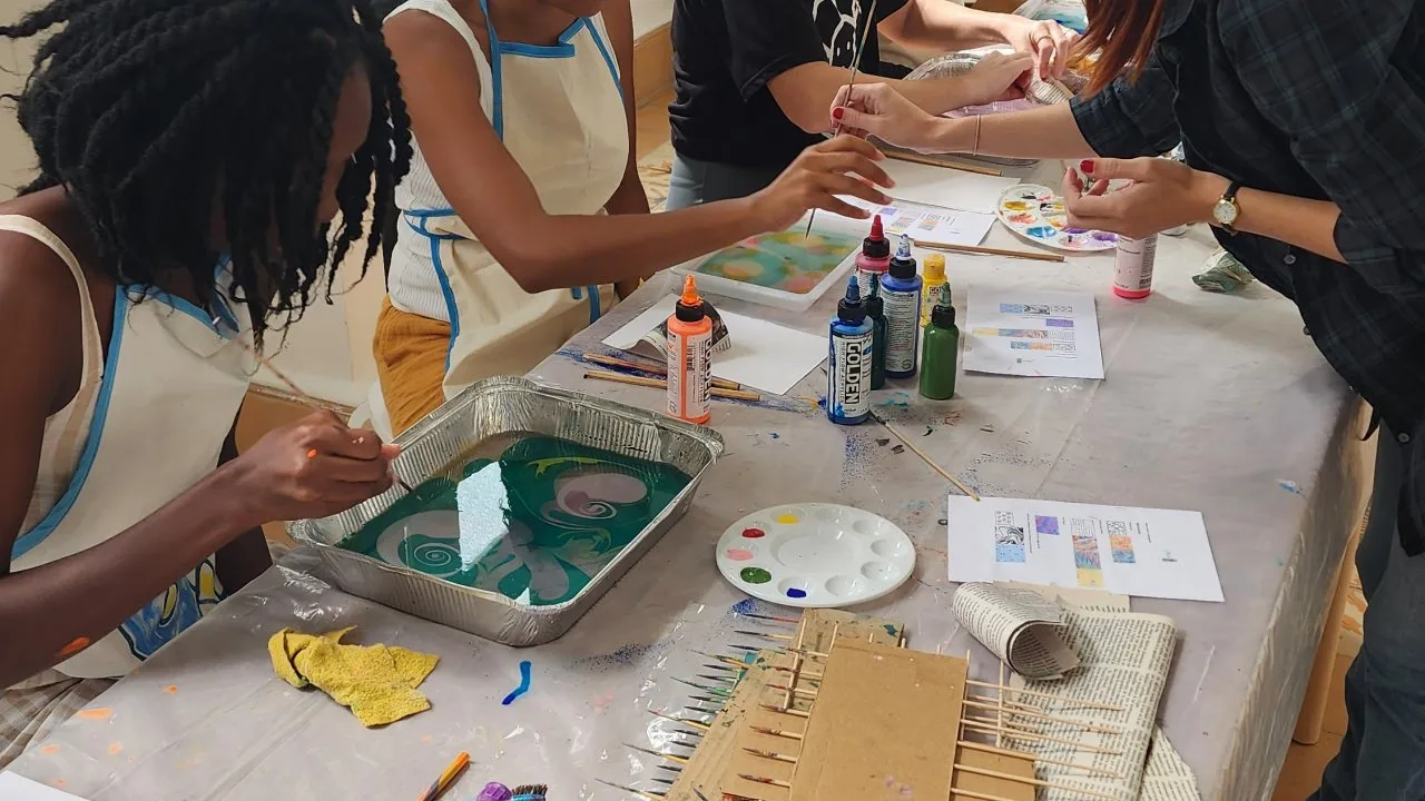 Educational Fabric Marbling Program at an Independent Cuban Design Studio — Art & Culture in Havana